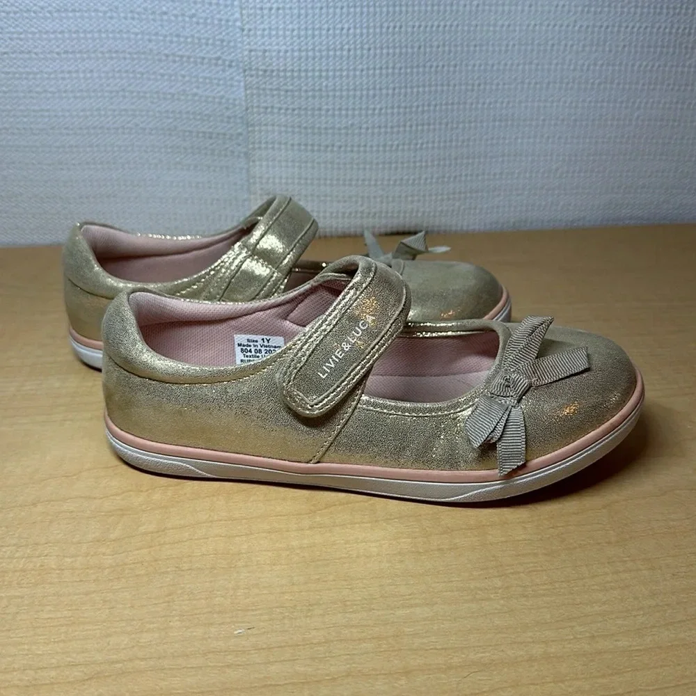 LIVIE & LUCA Girls Mary Jane Sneaker Size 1Y - Picture 2 of 5